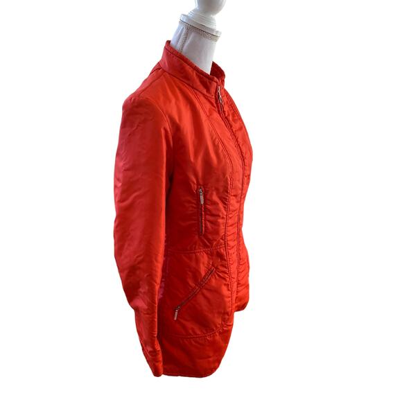 Vintage 70s HEAD Mid Length Ski Jacket Orange - Picture 4 of 9